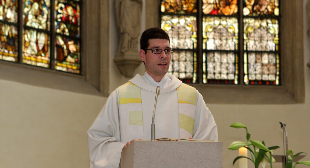 Stefan Hörstrup in der St. Christophorus Kirche - als 