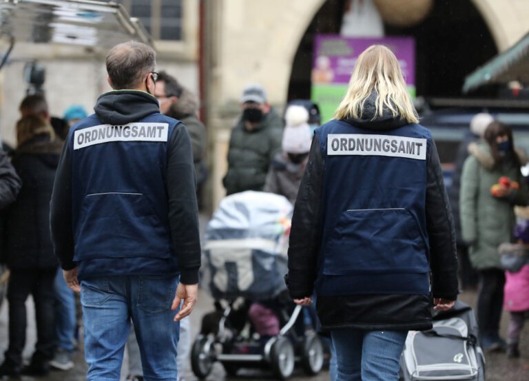 Bei den Kontrollen des Ordnungsamtes in 2020 hat sich herausgestellt, dass Maskenverweigerer in Werne kein großes Problem darstellen. Foto: Volkmer