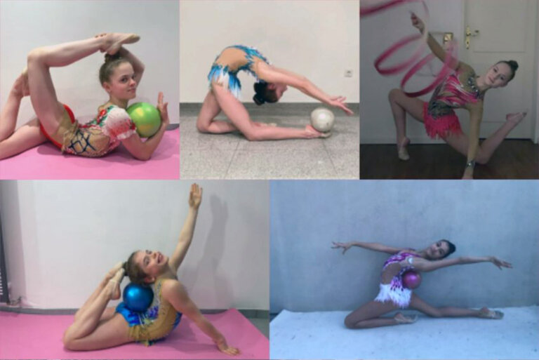 Sehr gute Platzierungen erzielten die Gymnastinnen des TV Werne beim Online-Wettkampf. Foto: Hohefeld