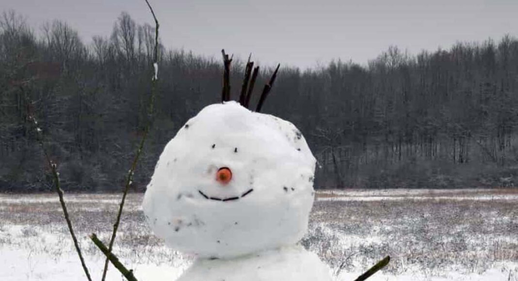 Schneemänner waren an diesem verschneiten Sonntag kurzzeitig sehr angesagt. Foto: Temme