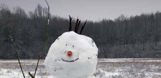 Schneemänner waren an diesem verschneiten Sonntag kurzzeitig sehr angesagt. Foto: Temme