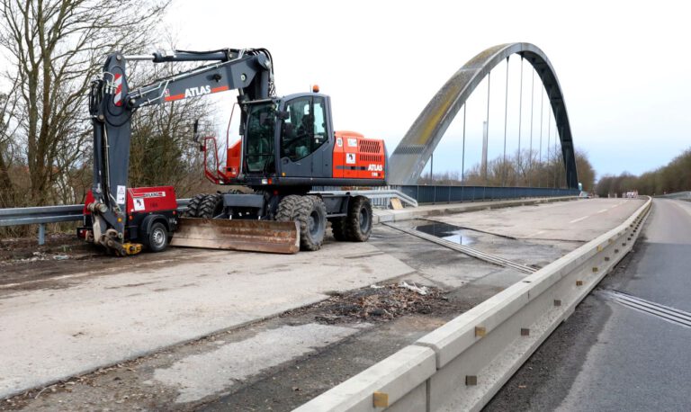 Erneute Verzögerung an der Brückenbaustelle am Ostenhellweg