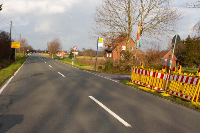 Die Forsthövel-Merschstraße wird am Montag und Dienstag voll gesperrt. Foto: Isabel Schütte