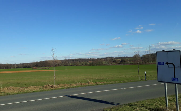 Um dieses Gebiet nördlich der Nordlippestraße geht es: Hier will die Stadt Werne ein neues Gewerbegebiet entwickeln. Foto: Klaus Brüggemann