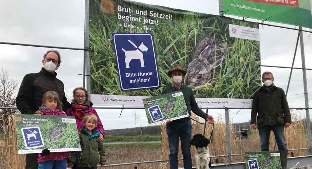 Die Verantwortlichen des Hegerings Werne machen auf die Brut- und Setzzeiten der heimischen Wildtiere hin. Foto: Hegering Werne