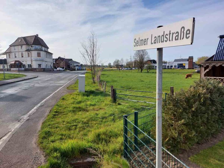 Auch der Abschnitt der Landesstraße 507 in Richtung Selm (Selmer Landstraße) soll fahrradfreundlicher werden. Foto: Wagner