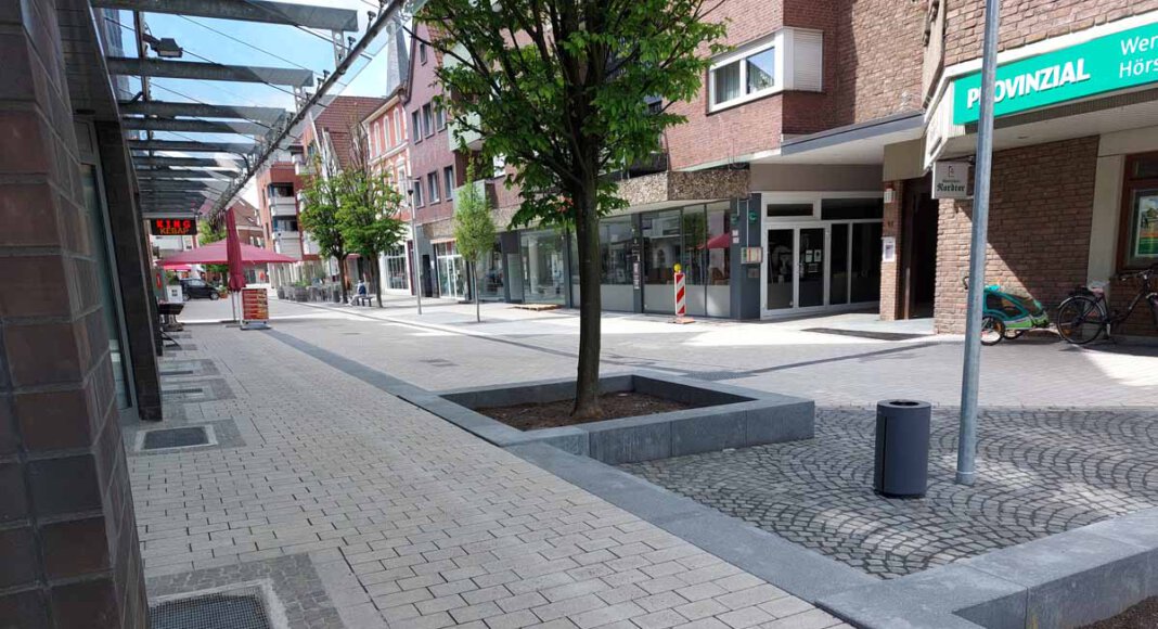 Die Bonenstraße sei so gestaltet, dass Bürger, Kunden und Besucher sich dort gerne aufhielten und wohlfühlten. Sie lade zum Stadtbummel und Verweilen ein und sei damit auch ein wichtiger Wirtschafts-, Tourismus- und natürlich auch Wohlfühlfaktor für die Stadt Werne, heißt es seitens der Verwaltung. Foto: Wagner