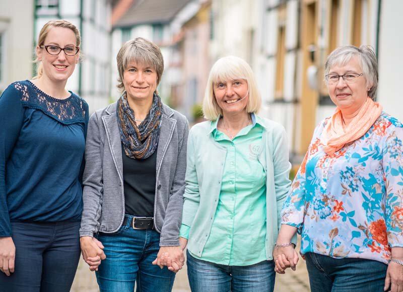 Das Team der K.I.S.S. (von links) mit Thekla Pante, Lisa Nießalla, Margret Voß und Elke Rogalla. Archivfoto: D. Treu - Kreis Unna