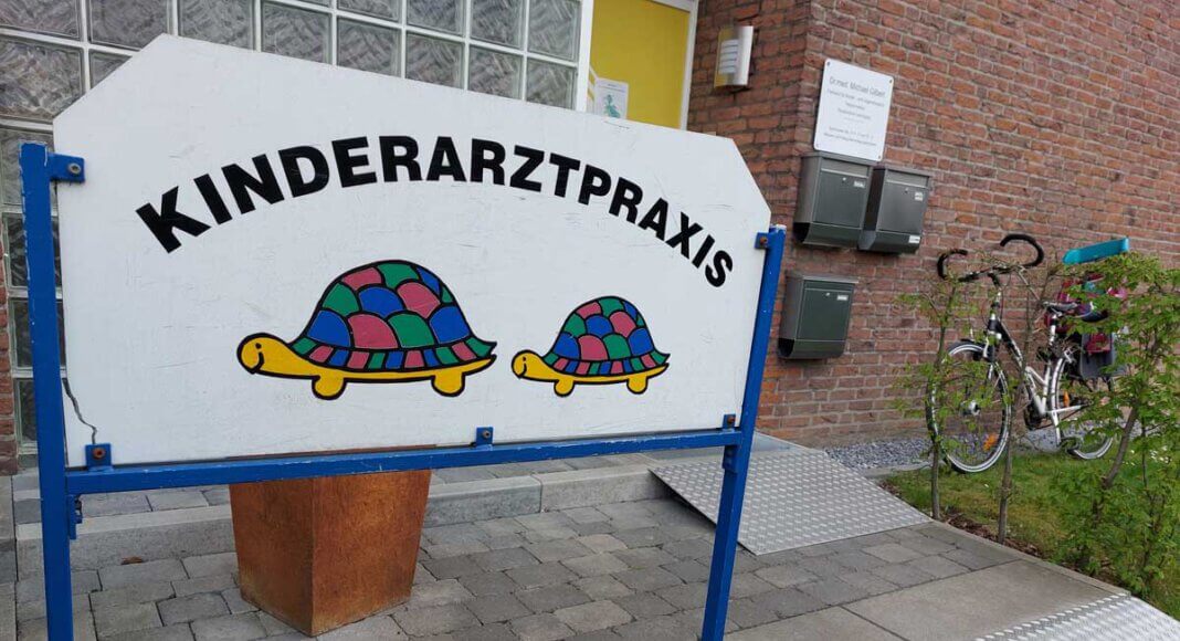 Die Kinderarztpraxis Dr. Gilbert in Werne. Foto: Wagner
