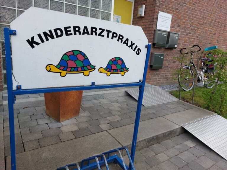 Die Kinderarztpraxis Dr. Gilbert in Werne. Foto: Wagner