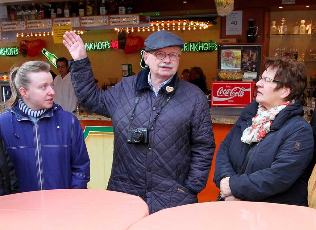 „Mister Sim-Jü" Rainer Schulz hat die Hoffnung auf das größte Volksfest an der Lippe noch nicht aufgegeben. Archivfoto: Volkmer