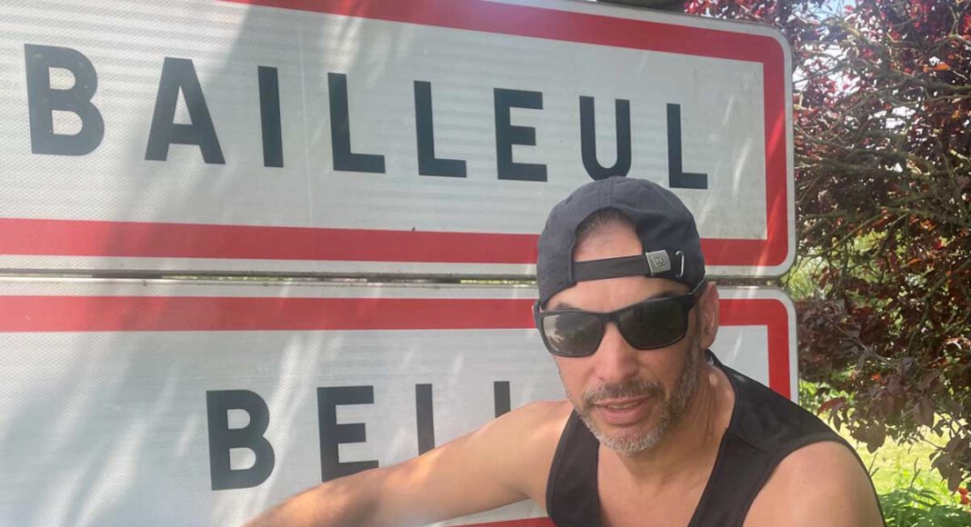 Riaud David ging in Wernes Partnerstadt Bailleul (Frankreich) an den Start. Foto: Privat