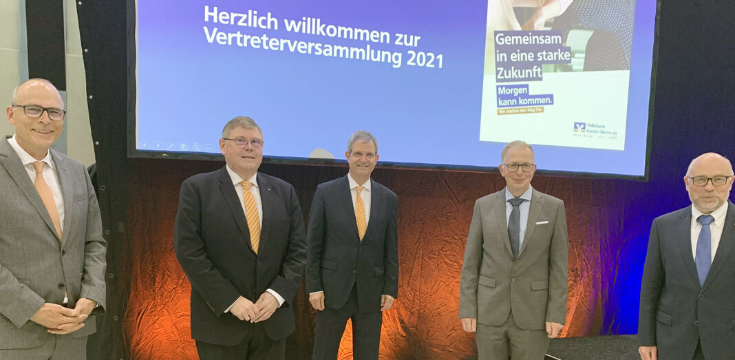 Am Dienstag (22. Juni) hat die Vertreterversammlung der Volksbank Kamen-Werne eG „grünes Licht“ für die Verschmelzung mit der Volksbank Dortmund gegeben. Foto: Gickel