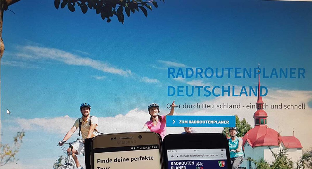 Experten zeigen, wie Radler/innen versteckte Flusspfade, gemütliche Bahntrassen oder aufregende MTB-Trails in der eigenen Nähe mit Hilfe von Fahrrad-Navigationsgeräten bzw. Smartphones finden können. Foto: Klumpp