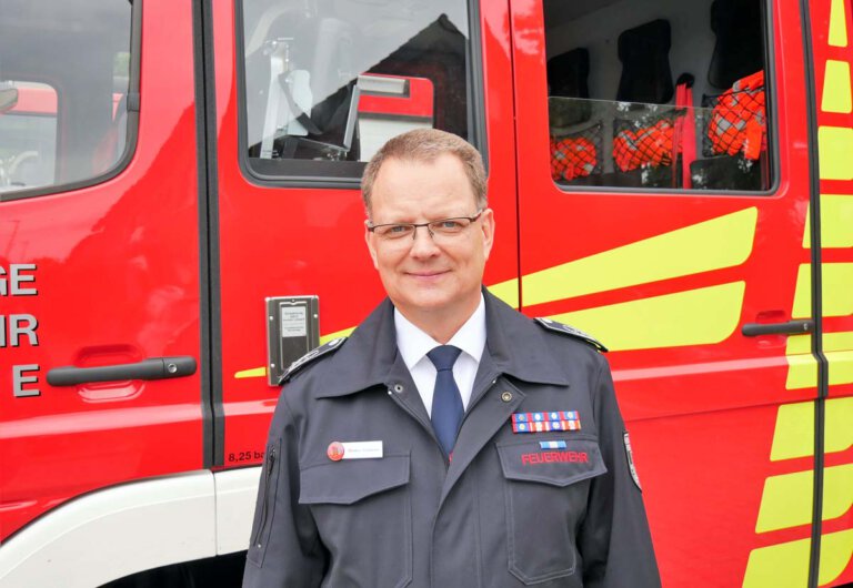 Thomas Temmann, Chef der Freiwilligen Feuerwehr Werne. Foto: Gaby Brüggemann