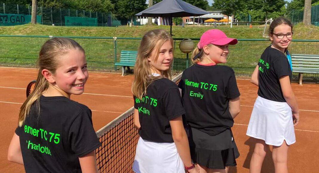 Die U12-Mädchen des Werner Tennis-Clubs beendeten die Sommersaisons sehr erfolgreich. Foto: WTC