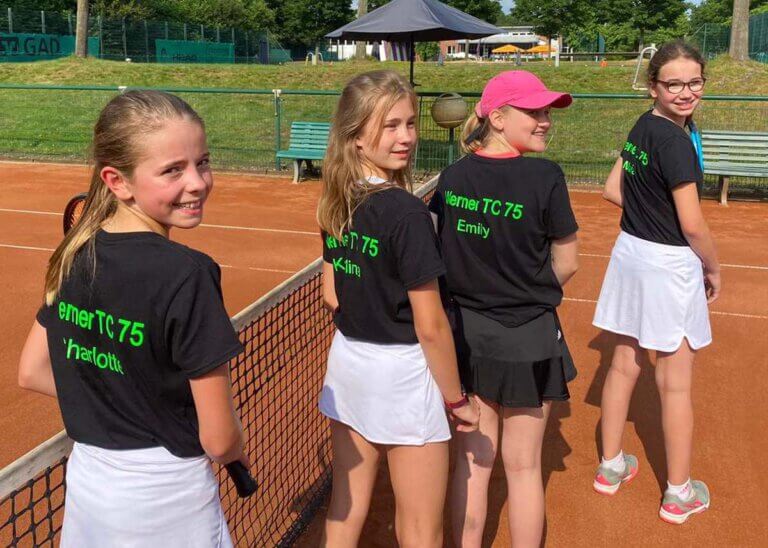 Die U12-Mädchen des Werner Tennis-Clubs beendeten die Sommersaisons sehr erfolgreich. Foto: WTC