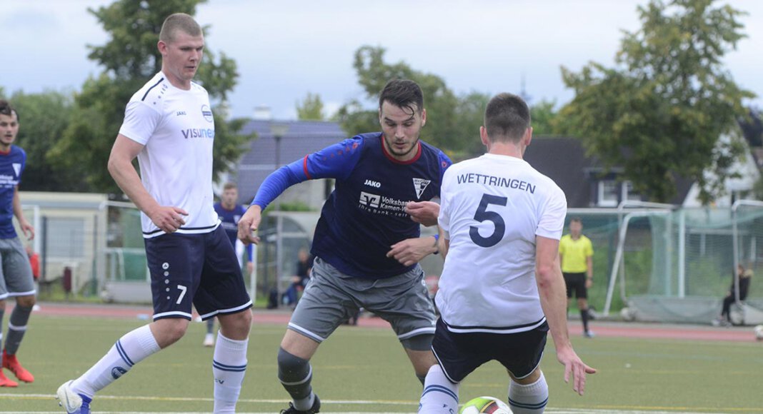 Fußball-Landesligist Werner SC spielte zum Saisonauftakt 1:1 gegen Vorwärts Wettringen. Foto: Jörg Stengl