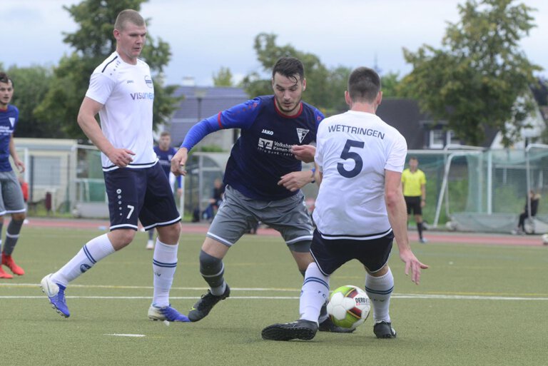Fußball-Landesligist Werner SC spielte zum Saisonauftakt 1:1 gegen Vorwärts Wettringen. Foto: Jörg Stengl