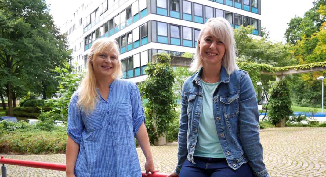 Neues Team der Schwangerschaftskonfliktberatung: Simone Saarbeck (links) und Saskia Wierdeier. Foto: Birgit Kalle – Kreis Unna