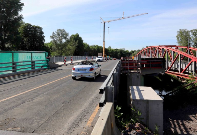 Ende der Großbaustelle an der Lippebrücke rückt näher