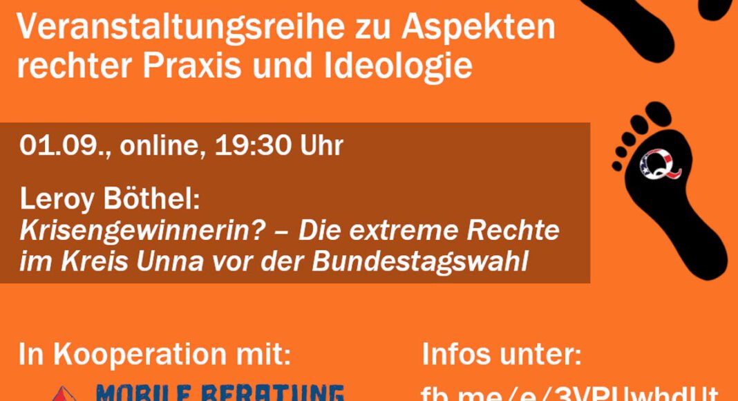 Die Themen der Veranstaltungen reichen demnach von rechten Parteien und der Bundestagswahl über Rechtsterrorismus bis hin zu den Querdenken-Protesten. Foto: BgR