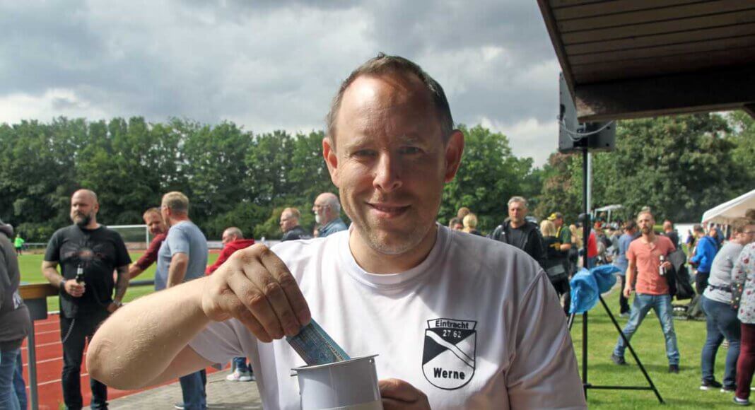 Eine beachtliche Spendensumme kam beim Benefizturnier von Eintracht Werne zusammen. Foto: Wagner