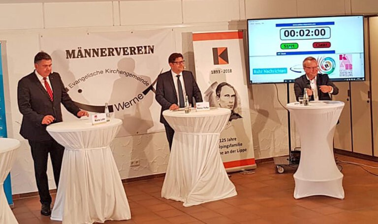 Der Kandidatencheck von KAB, Kolping und Männerverein zur Bundestagswahl findet am 19. August wieder als Live-Sendung statt. Foto: Weber