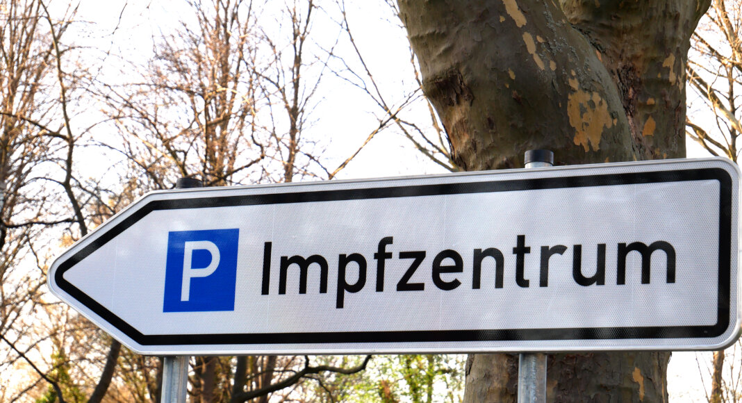 Hier geht’s zum Impfzentrum in Unna, Platanenallee 20a. Foto: Birgit Kalle – Kreis Unna