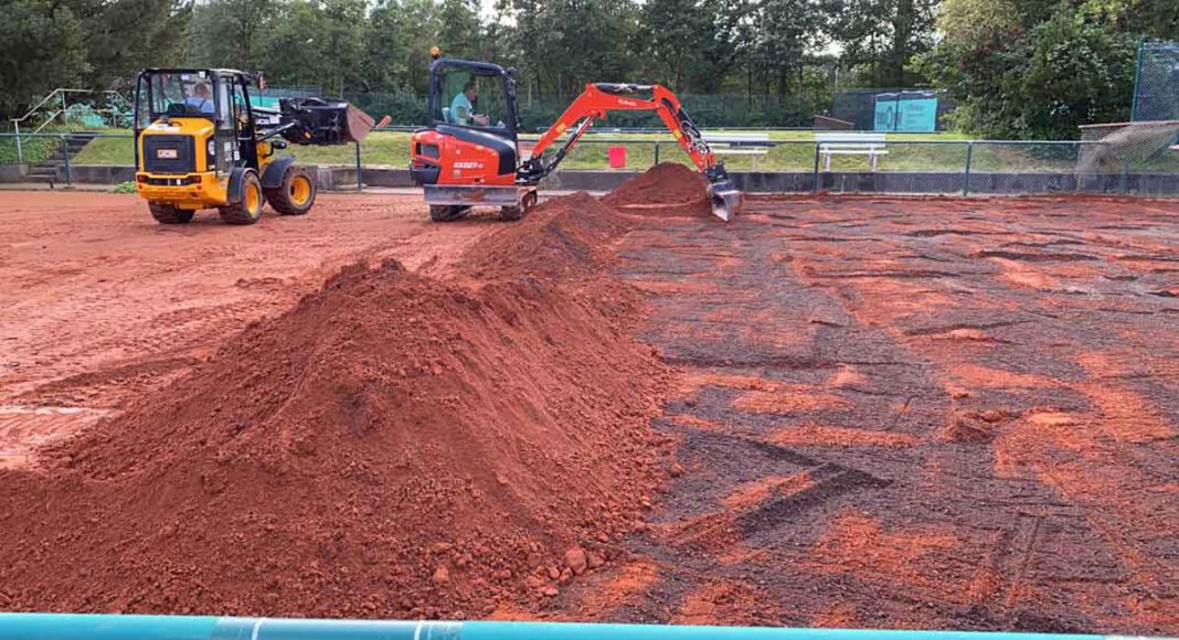 Bedingt durch die Baumaßnahmen wird das laufende Turnier nur auf sieben Plätzen ausgetragen. Foto: WTC