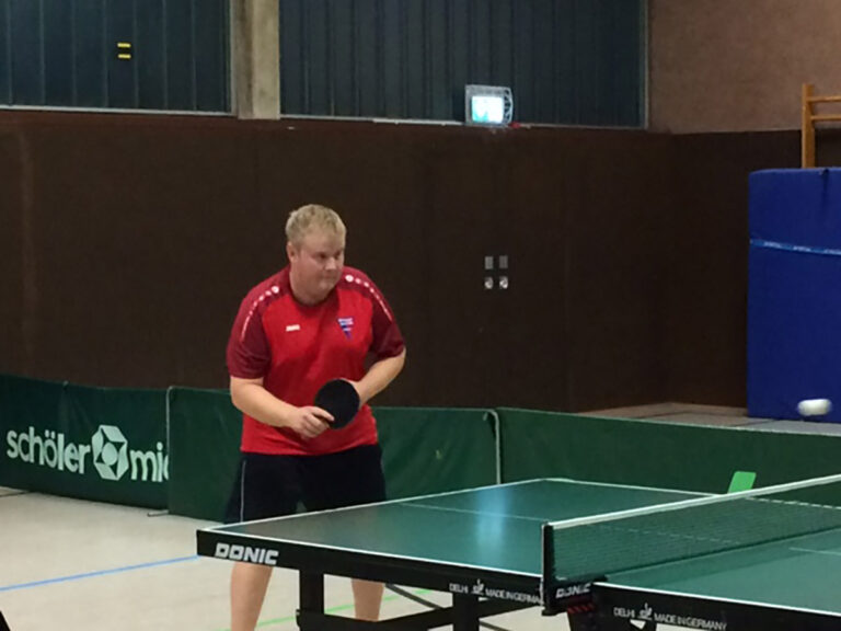 Nur Patrick Tamsel holte einen Sieg im Heimspiel gegen den TTC Horneburg. Foto: WSC