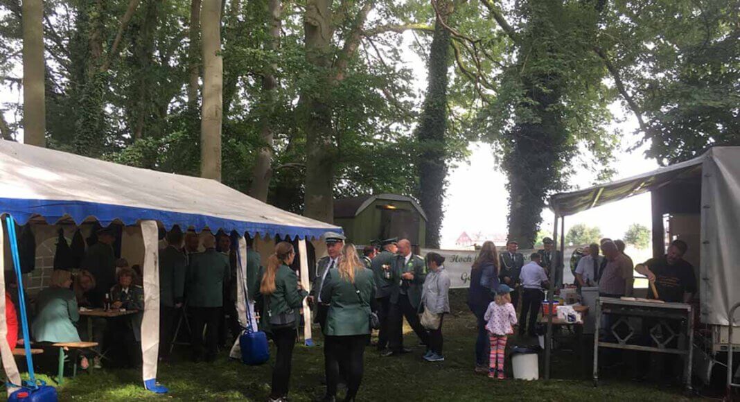 Gut besucht war das Schützenbiwak in Horst-Wessel. Foto: Privat