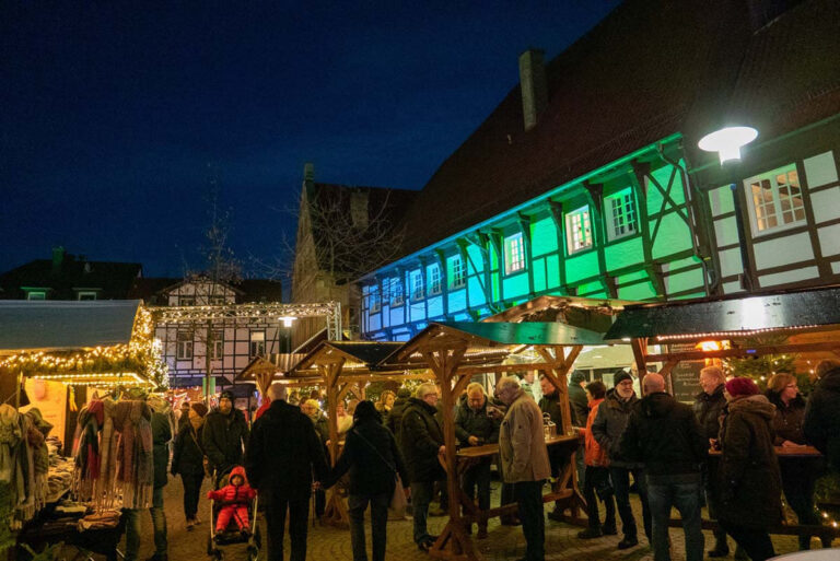 Der Weihnachtsmarkt findet 2021 in Werne nach einem Jahr Pause wieder statt. Archivfoto: Werne Marketing