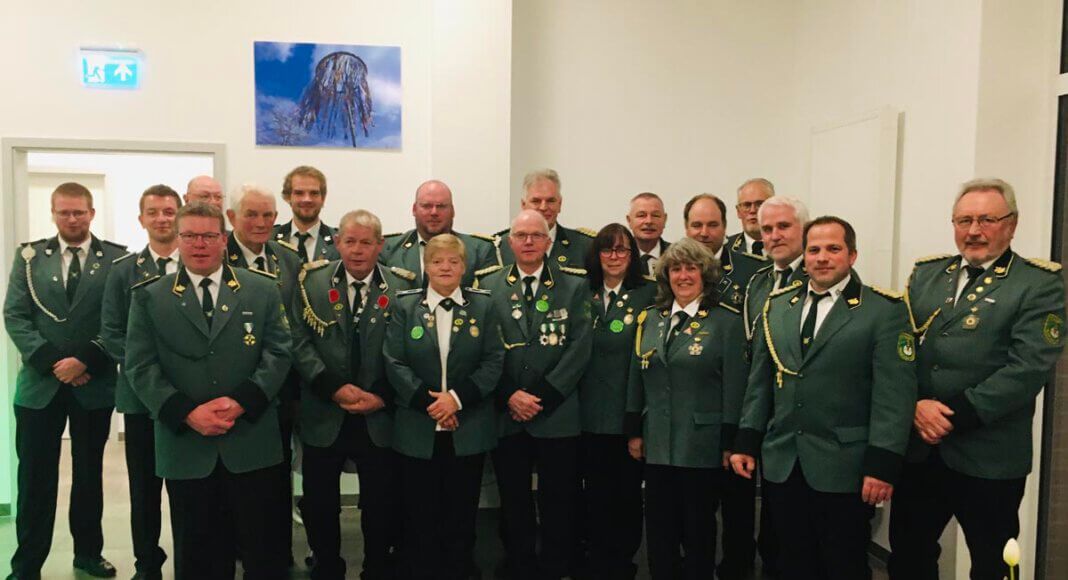 Der aktuelle Vorstand des Schützenvereins St. Hubertus Horst und Wessel. Foto: Thomas Hagenkötter