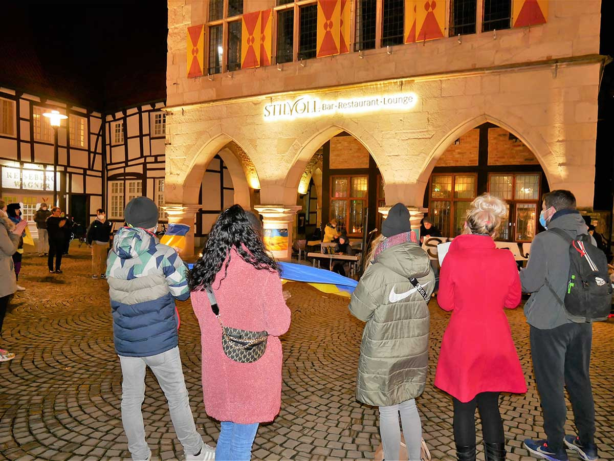 Zu weiteren Kundgebungen für den Frieden rufen der Internationale Club Werne (ICW) sowie die politischen Jugendorganisationen im Kreis Unna auf. Foto: Gaby Brüggemann