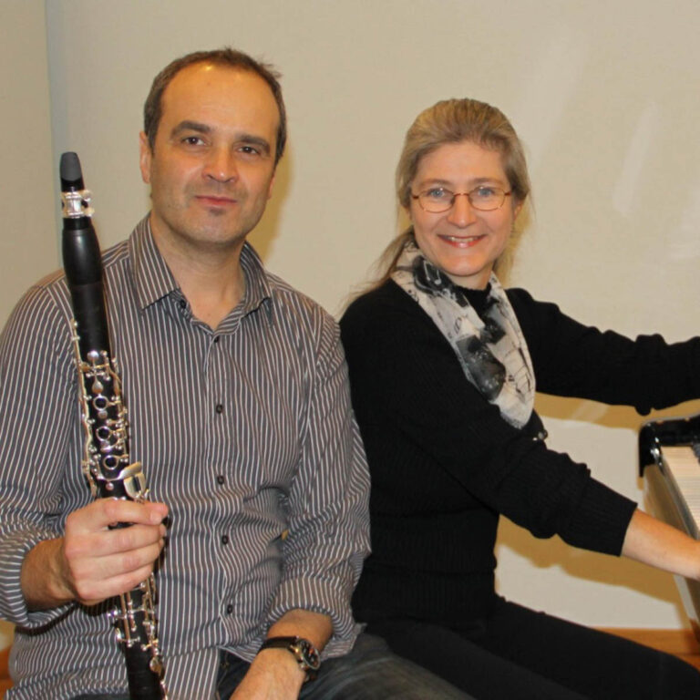 Hubert Salmhofer (Klarinette) und Elisabeth Väth Schadler (Klavier) sind auf Einladung der Musikfreunde Werne e.V. zu Gast. Foto: Privat