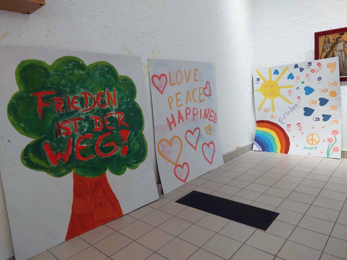 Eine große Anteilnahme an das Schicksal der Menschen in der Ukraine ist in der Evangelischen Kirchengemeinde und in ganz Werne zu spüren. Foto: Wagner