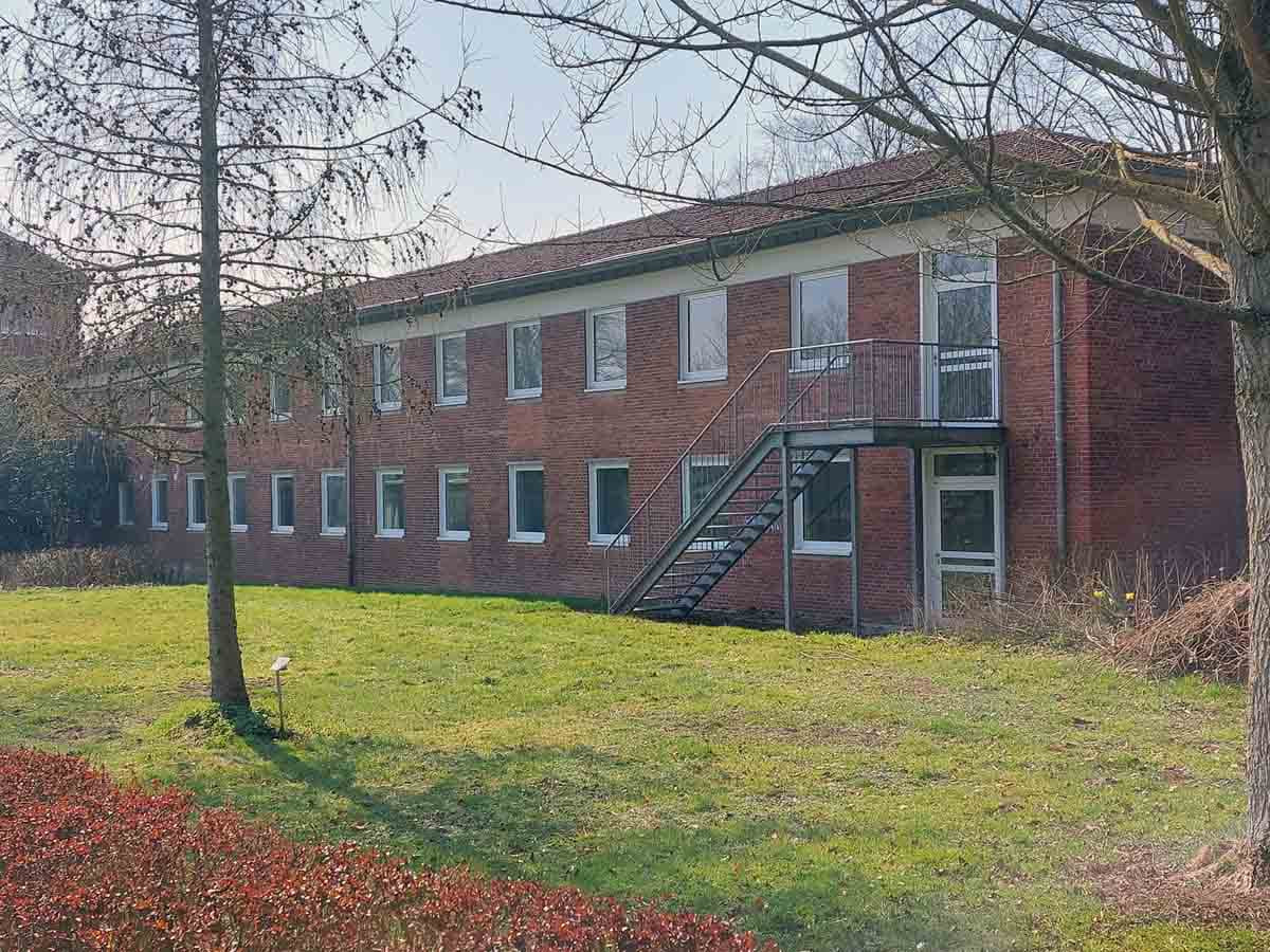 In den ehemaligen Internatstrakt des Christophorus-Gymnasiums sollen wieder Geflüchtete einziehen. Foto: Wagner