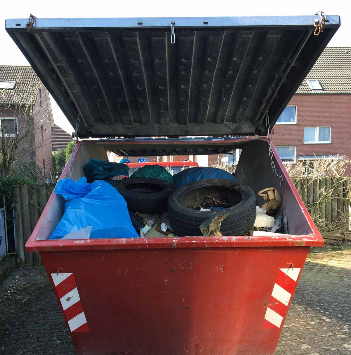 Ordentlich Müll kam bei der Dorfreinigungsaktion in Stockum zusammen. Foto: Privat