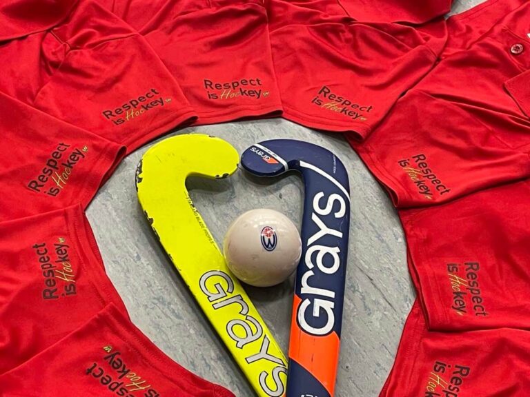 Der TV Werne Hockey schließt sich der Aktion „Respect is Hockey“ des Westdeutschen Hockeyverbandes an. Foto: J. Zuelsdorf