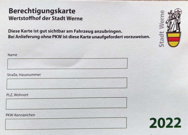 Der Wertstoffhof stellt seine Öffnungszeiten wieder um. Foto: Wagner