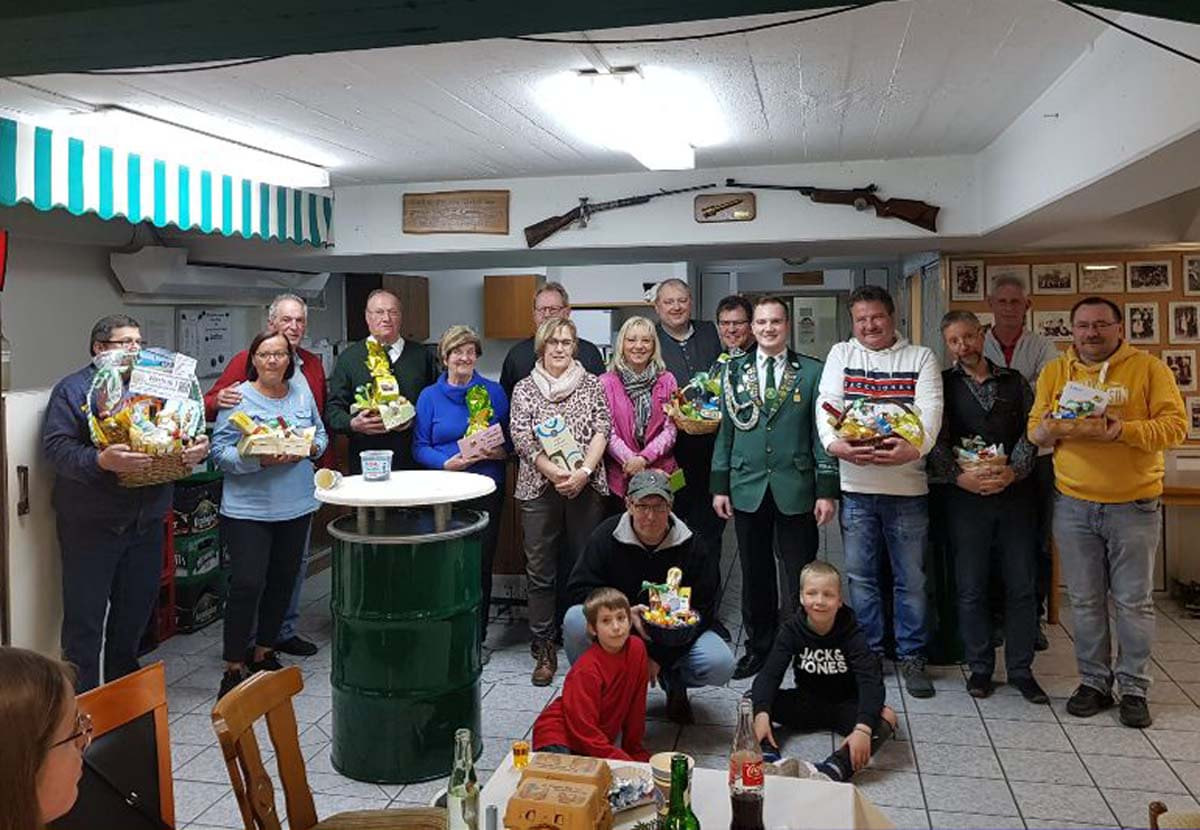 35 Teilnehmende wetteiferten beim Osterschießen und -knobeln des Schützenvereins Lütkeheide. Foto: Verein