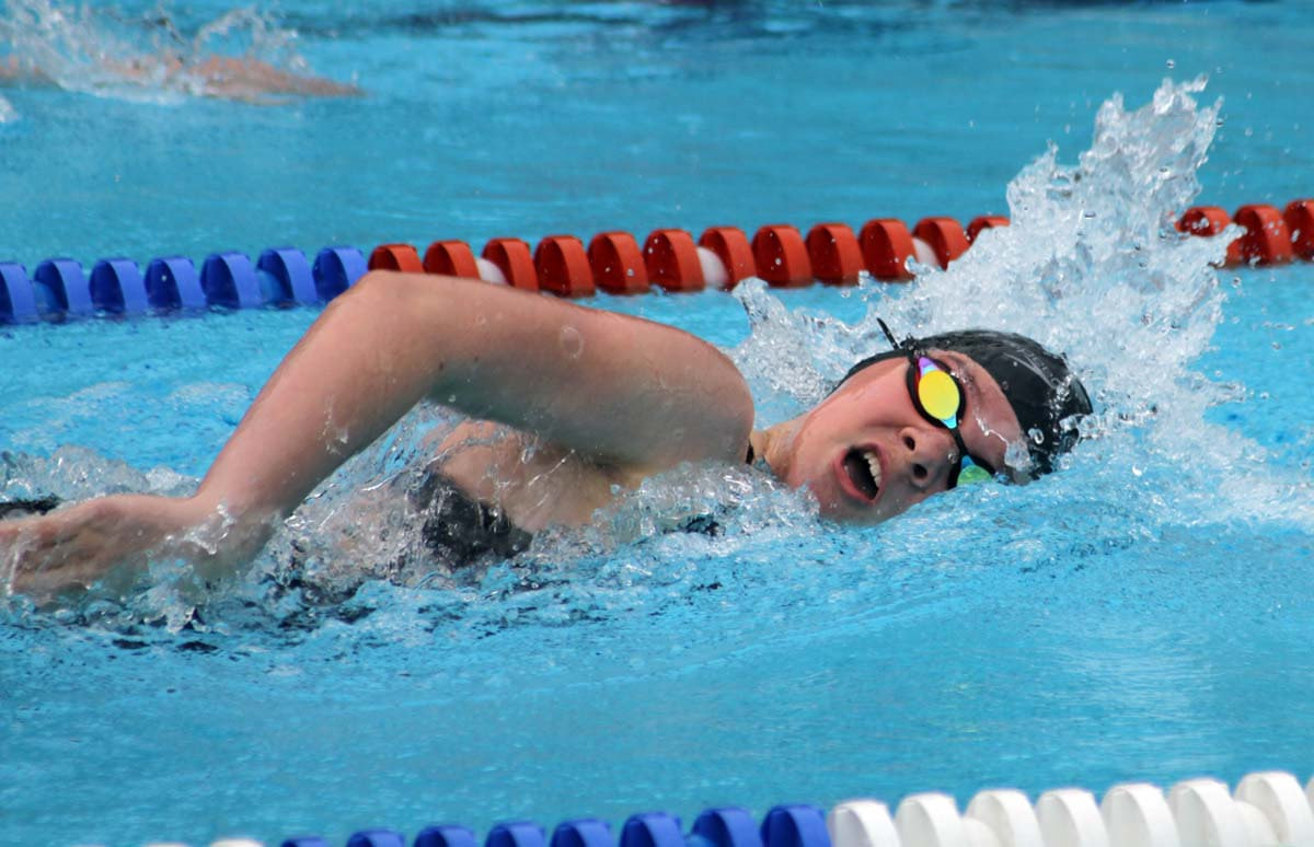 Lange ist es her, dass beim Salinenschwimmfest um Medaillen gekämpft wurde, so wie hier 2013 Hannah Obrikat beim Freistil-Wettbewerb. Archivfoto: Wagner