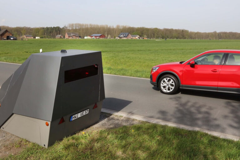 Deutlich zu schnell unterwegs auf der Varnhöveler Straße