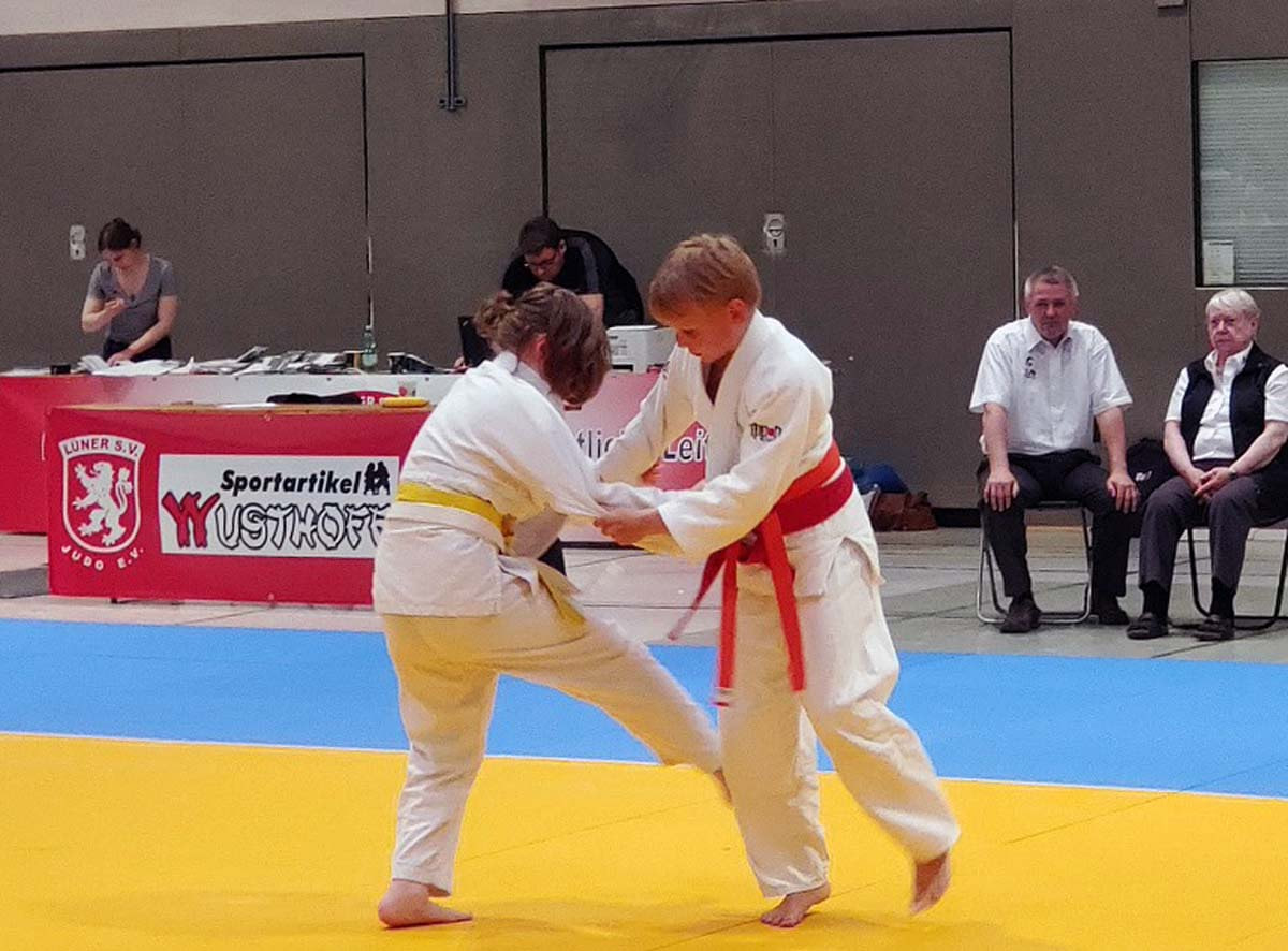 Podestplätze erkämpften sich die Judoka des TV Werne in Lünen. Foto: TV Werne Judo
