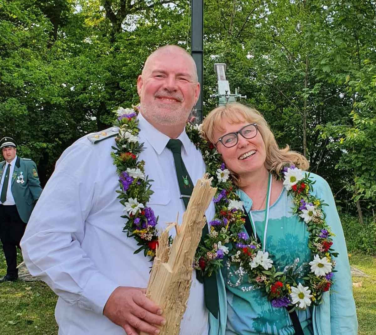König Maurice Smits und Kaiserin Marianne Böckenholt regieren die nächsten drei Jahre in Langern. Foto: Privat