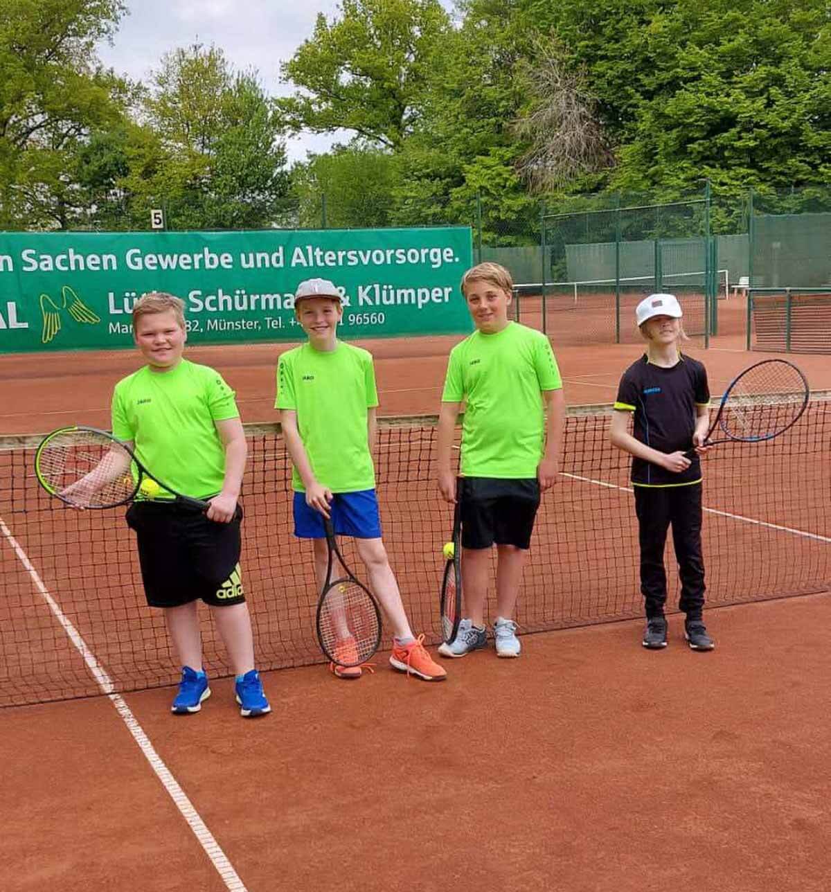 Die U12 des Werner TC überzeugte am ersten Spieltag. Foto: WTC