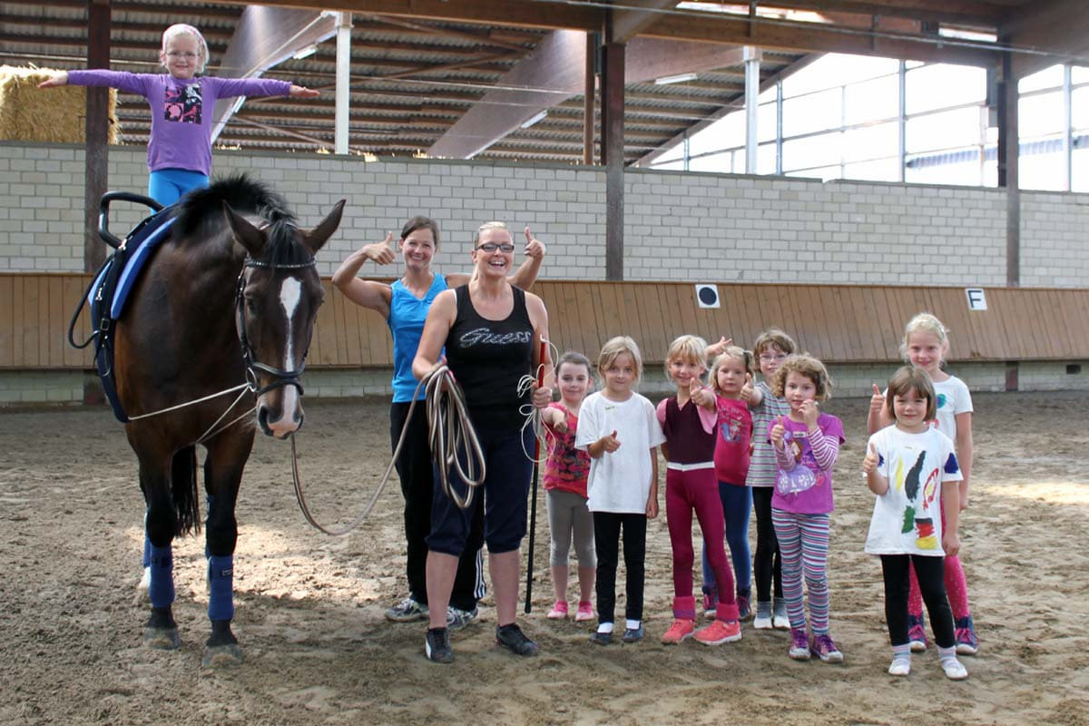 Die Volti-Gruppen des Herberner Reitvereins gehen demnächst eigene Wege. Foto: Privat