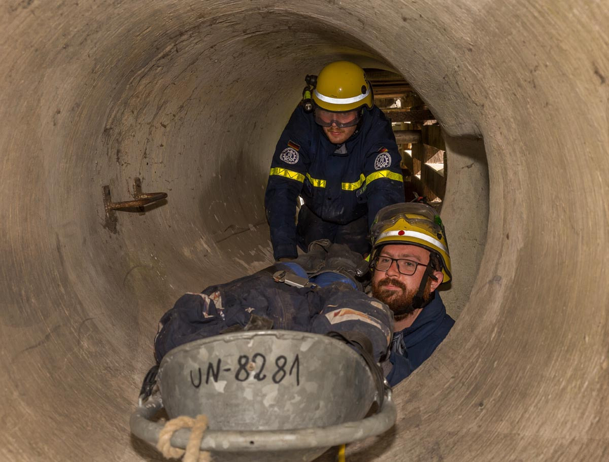 Zu einer groß angelegten Übung rückte der THW-Ortsverband Werne am vergangenen Wochenende aus. Foto: THW / Prochnow