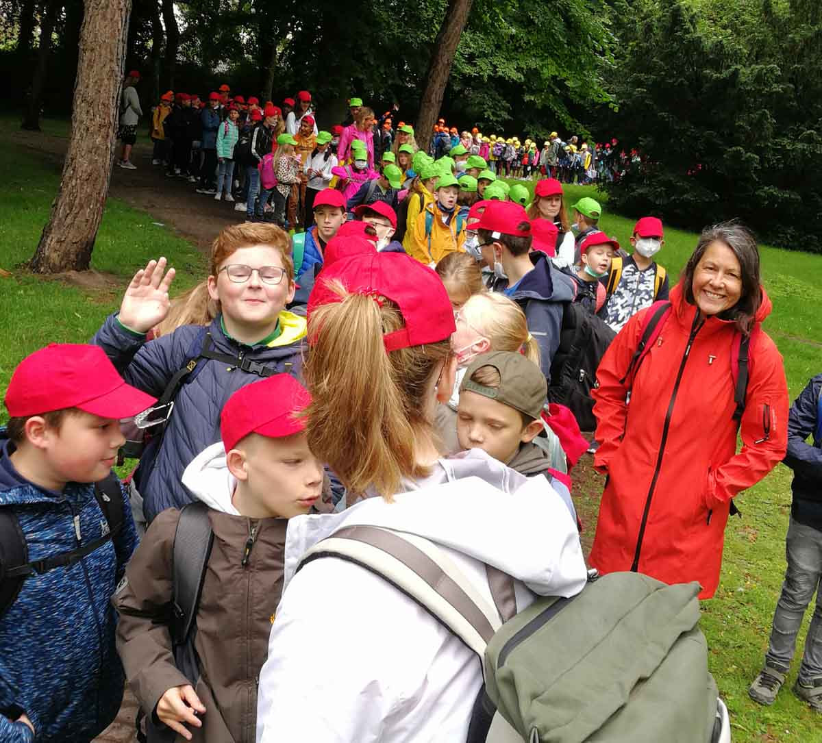 Viel Spaß hatten die Schülerinnen und Schüler mit ihren Lehrkräften und weiteren Begleitpersonen im Maxi-Park. Foto: Privat